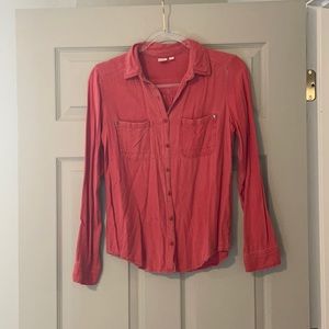Light weight button up